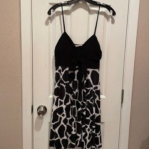 Giraffe print dress